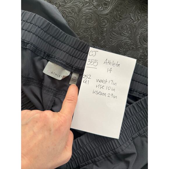 Athleta Pants Women's 14 Gray Jogger Ankle - Picture 3 of 4